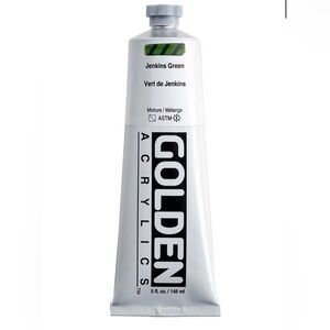 GOLDEN Heavy Body Acrylics, Jenkins Green, 2 fl oz
